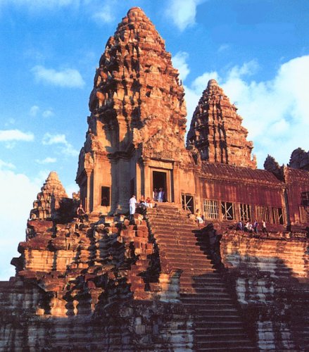 Khmer Prang at Angkor Wat Temple in northern Cambodia