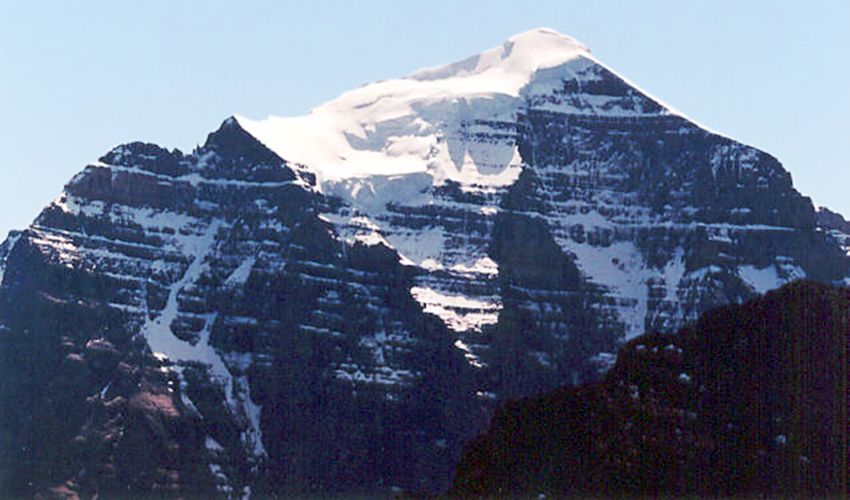 Mount Temple in the Canadian Rockies