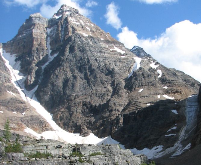 Ringrose Peak in the Canadian Rockies