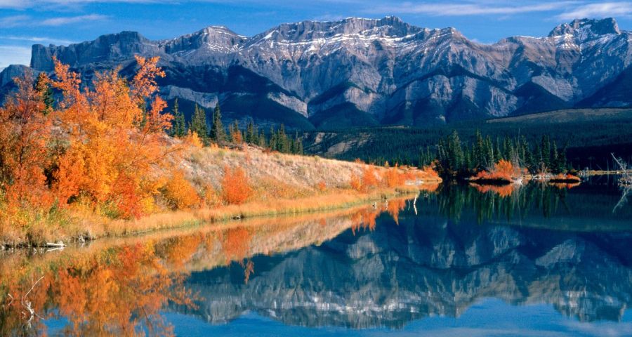 Canadian Rockies - Lake Wabamun in Alberta