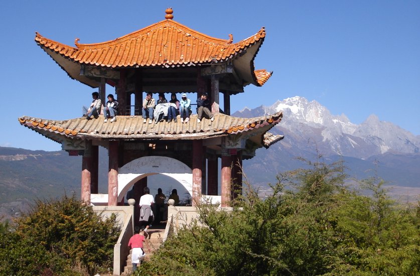 Pagoda on summit of Xiang Shan ( Elephant Hill )