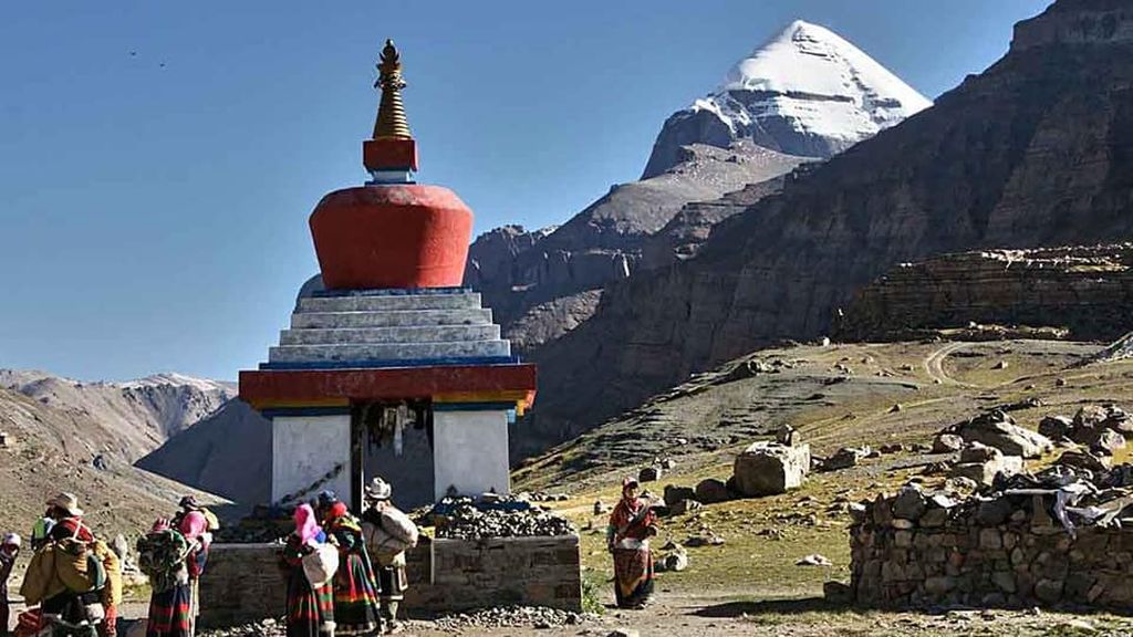 Chorten on Mount Kailash trek