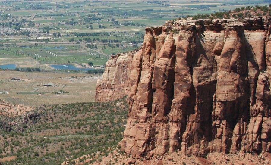 View from Rim Rock Drive of Colorado National Monument