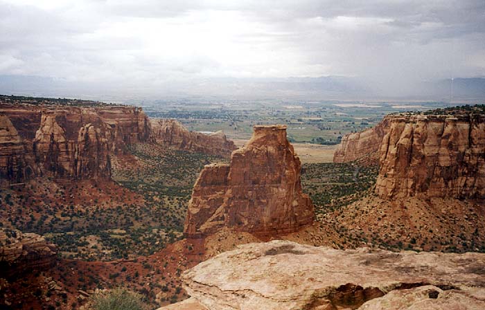 Independence Monument from Grand View, Colorado National Monument