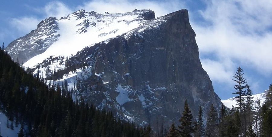 Hallet Peak in Rocky Mountain National Park