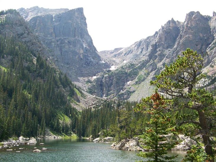 Hallet Peak from Dream Lake in Rocky Mountain National Park