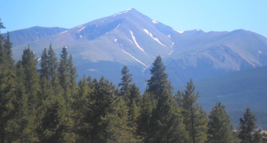 Mount Elbert in the Sawatch Range of the Colorado Rockies