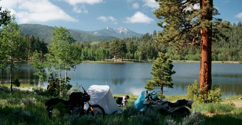 Campsite at O'Haver Lake in the Colorado Rockies