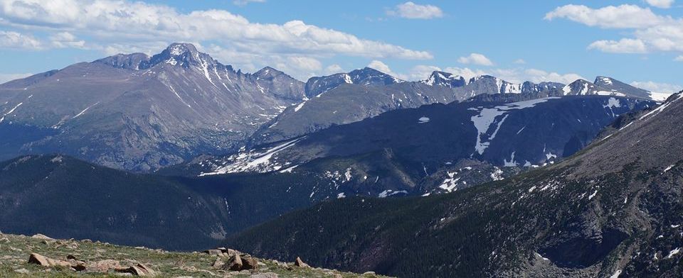 Colorado Rockies from Trail Ridge in Rocky Mountain National Park