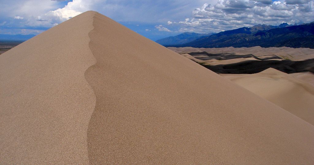 "Star Dune"  in The Great Sand Dunes Colorado National Monument