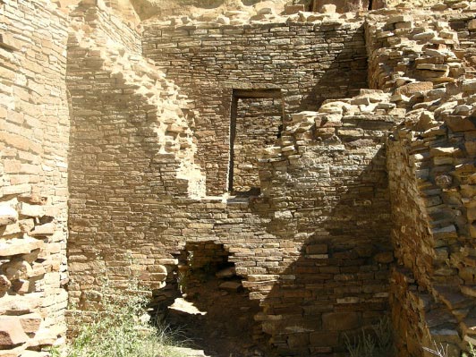 Interior of Wijiji - an outlier site in Chaco Canyon that was occupied cAD1100 - 1150