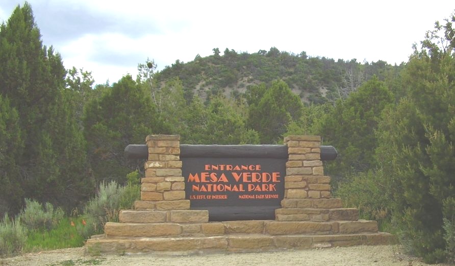 Entrance to Mesa Verde NP