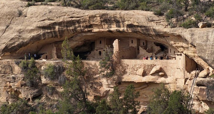 Cliff dwellings at Mesa Verde