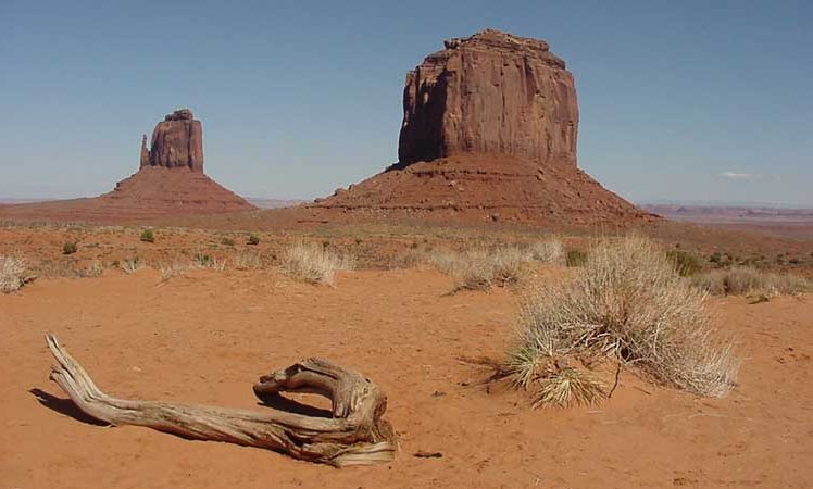 Sandstone Buttes in Monument Valley