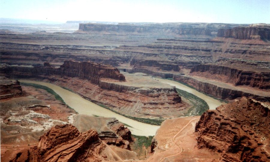 Goose Neck Bend in Green River from Dead Horse Point, Canyonlands