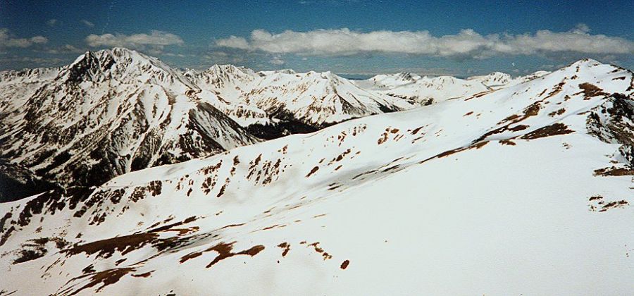 La Plata from Mount Elbert in the Sawatch Range of the Colorado Rockies