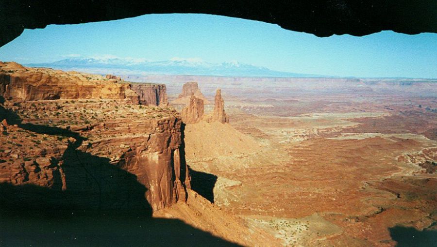 Mesa Arch on Island in the Sky in Canyonlands National Park