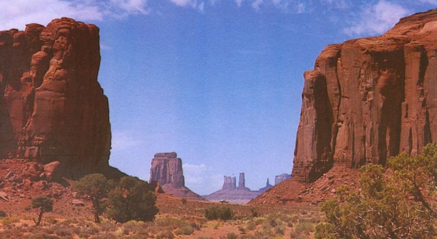 Sandstone Buttes of the North Window in Monument Valley