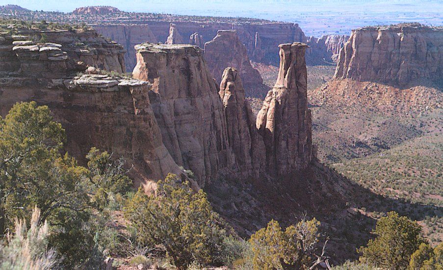 "Pipe Organ" in Colorado National Monument