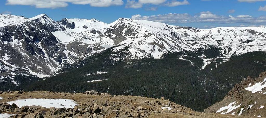 Colorado Rockies from Trail Ridge in Rocky Mountain National Park