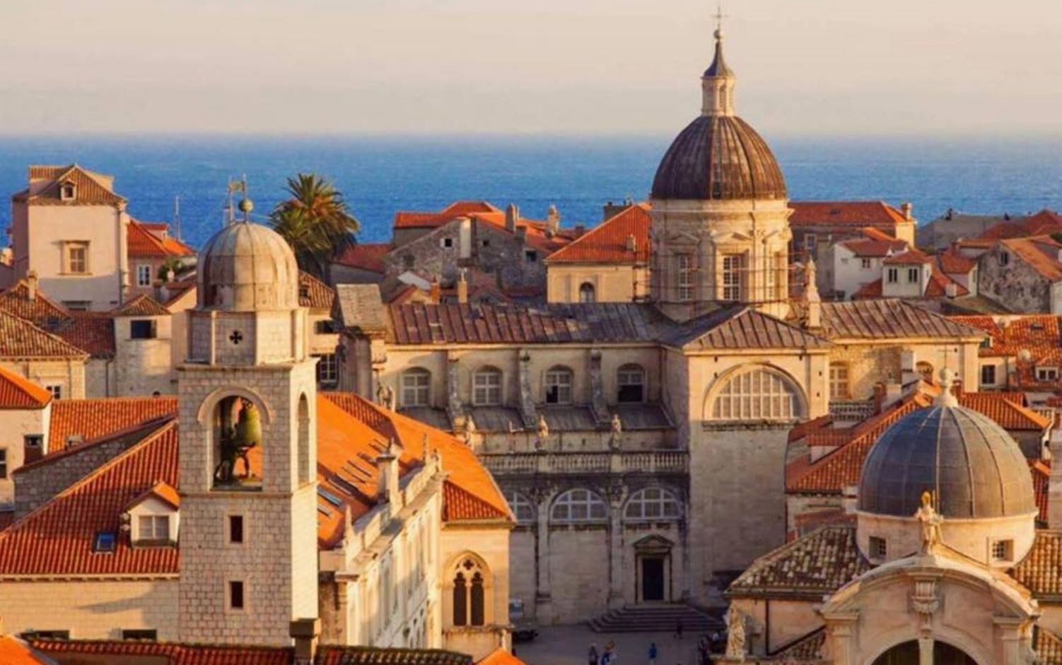 Monastery in Dubrovnik on the Dalmatian Coast of Croatia