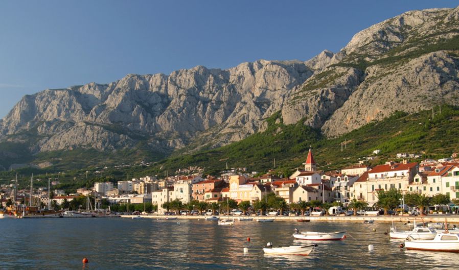 Makarska on the Adriatic Coast of Croatia