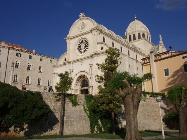 St Joseph Cathedral at Sibenik on the Adriatic Coast of Croatia