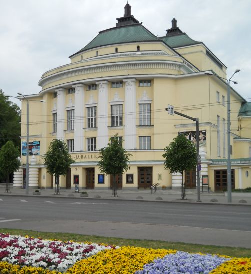 Estonian National Opera Building in Tallinn