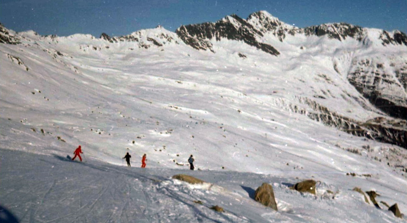 Ski slopes in the Austrian Tyrol