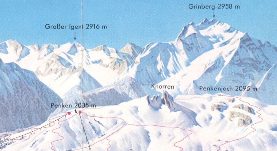 Grosser Igent and Grinberg in the Zillertal Alps above Mayrhofen