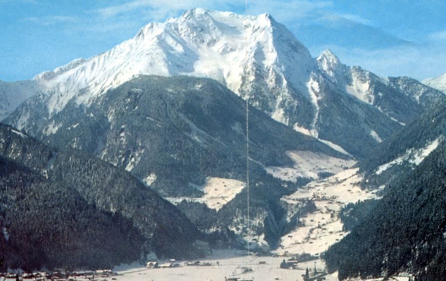 Grinberg in the Zillertal Alps above Mayrhofen