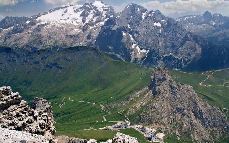 Marmolada in the Italian Dolomites
