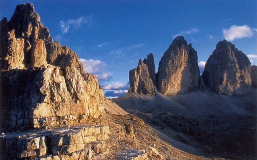 Drei Zinnen ( Cima Grande di Lavaredo ) in the Italian Dolomites