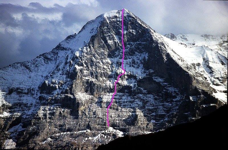 North Face Ascent Route - Direttissima