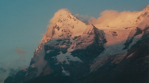 Sunrise on the Eiger