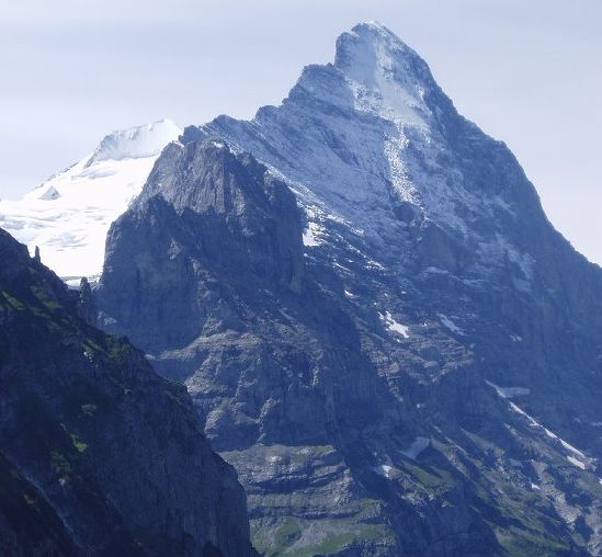 The Eiger - Mittellegi Ridge and North Face in the Bernese Oberlands of the Swiss Alps