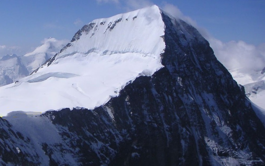 Monch from summit of the Eiger