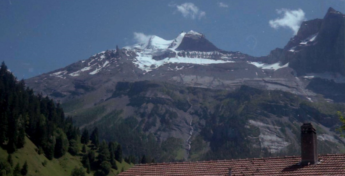 Doldenhorn above Kandersteg in the Bernese Oberlands region of the Swiss Alps