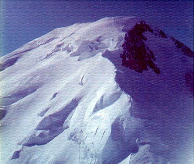 Normal route on Mont Blanc