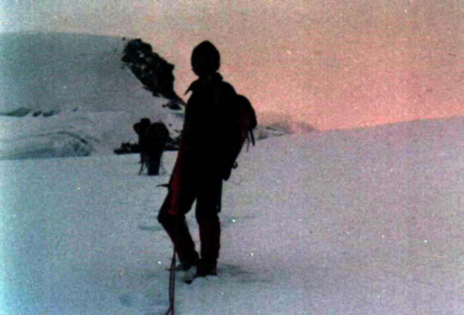 Approaching summit cone of Monte Rosa