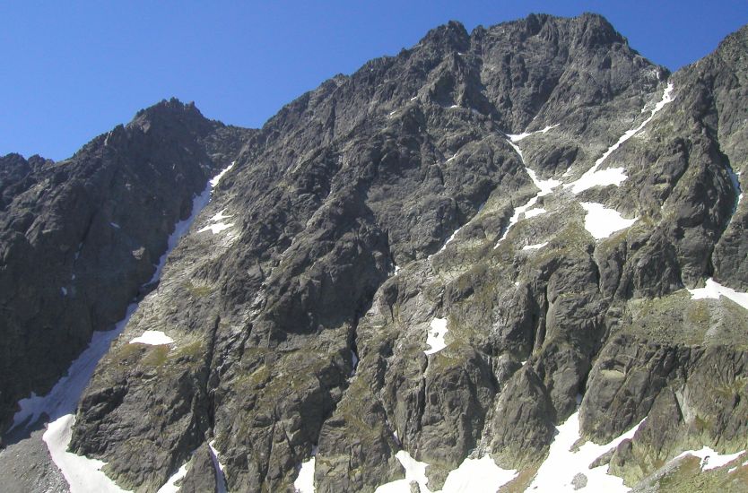 Gerlach Peak in the High Tatras of Slovakia