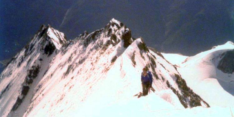 Ascent of East Ridge of Weisshorn ( 4505 metres )