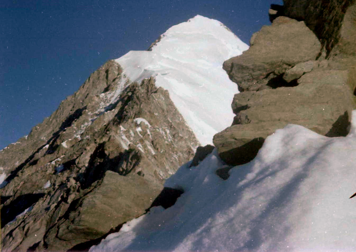 East Ridge ( normal route ) of the Weisshorn