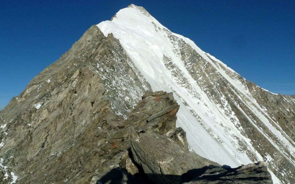 East Ridge ( normal route ) of the Weisshorn