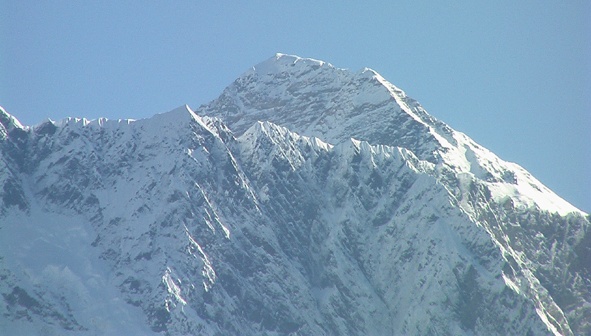 Aerial view of Mount Everest