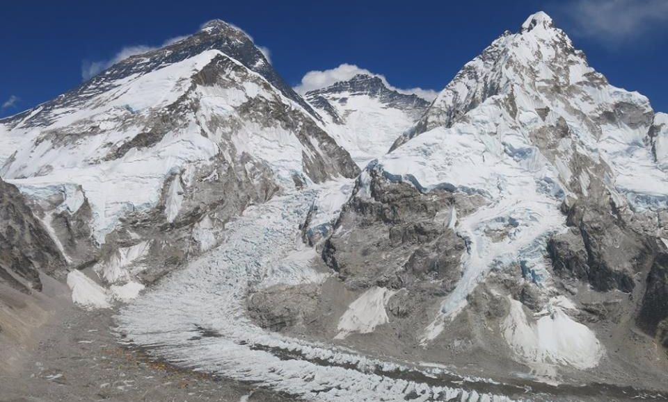 Everest, Lhotse and Nuptse from Kallar Pattar