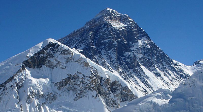Everest from Kallar Pattar in the Khumbu Region of the Nepal Himalaya