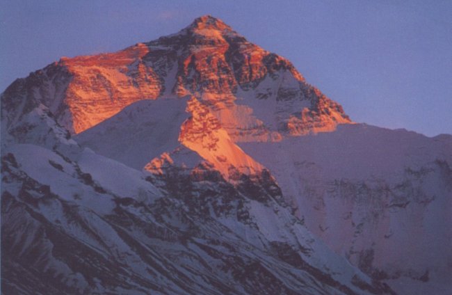 Sunset on Everest - North Side