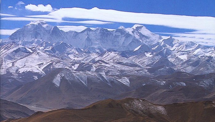 Everest North Side from Tibet