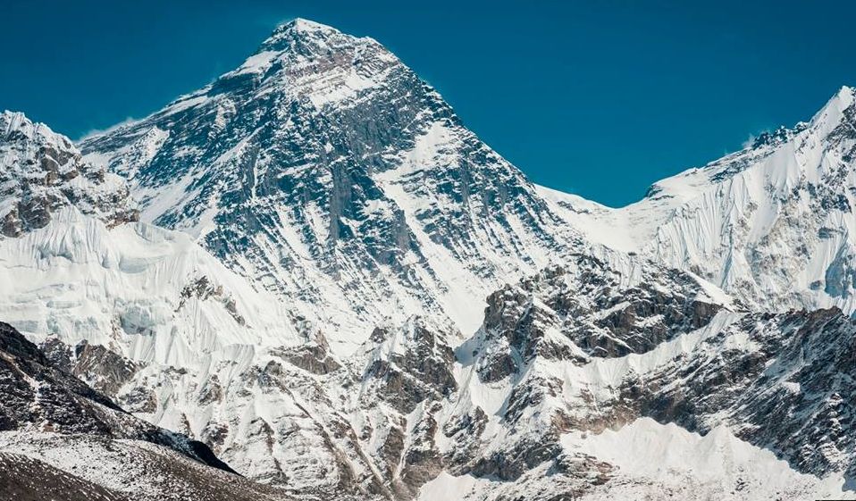 Everest from Kallar Pattar in the Khumbu Region of the Nepal Himalaya